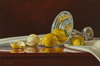 "Lemons in Silver Compote" (SOLD)
